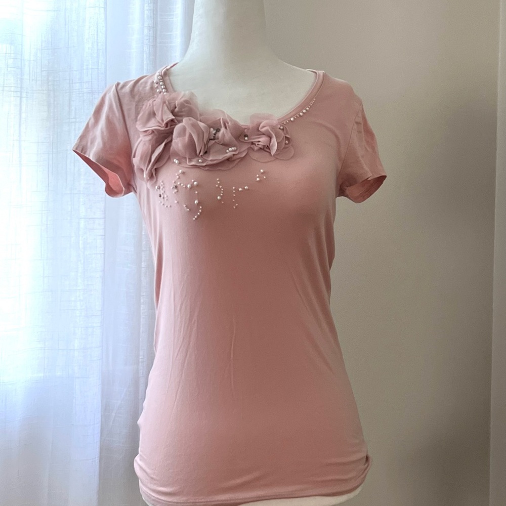 Ann Taylor Embellished Tee - Picture 2 of 5